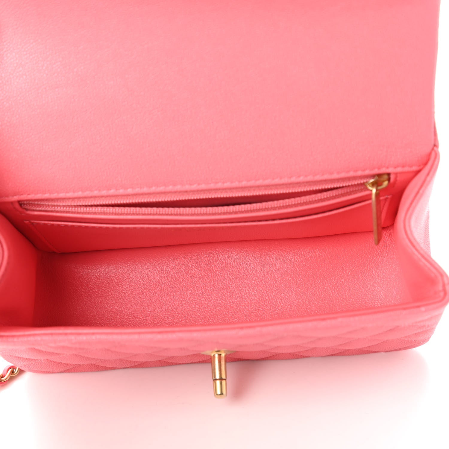 Chanel Caviar Quilted Mini Top Handle Rectangular Flap Pink 5 of 11