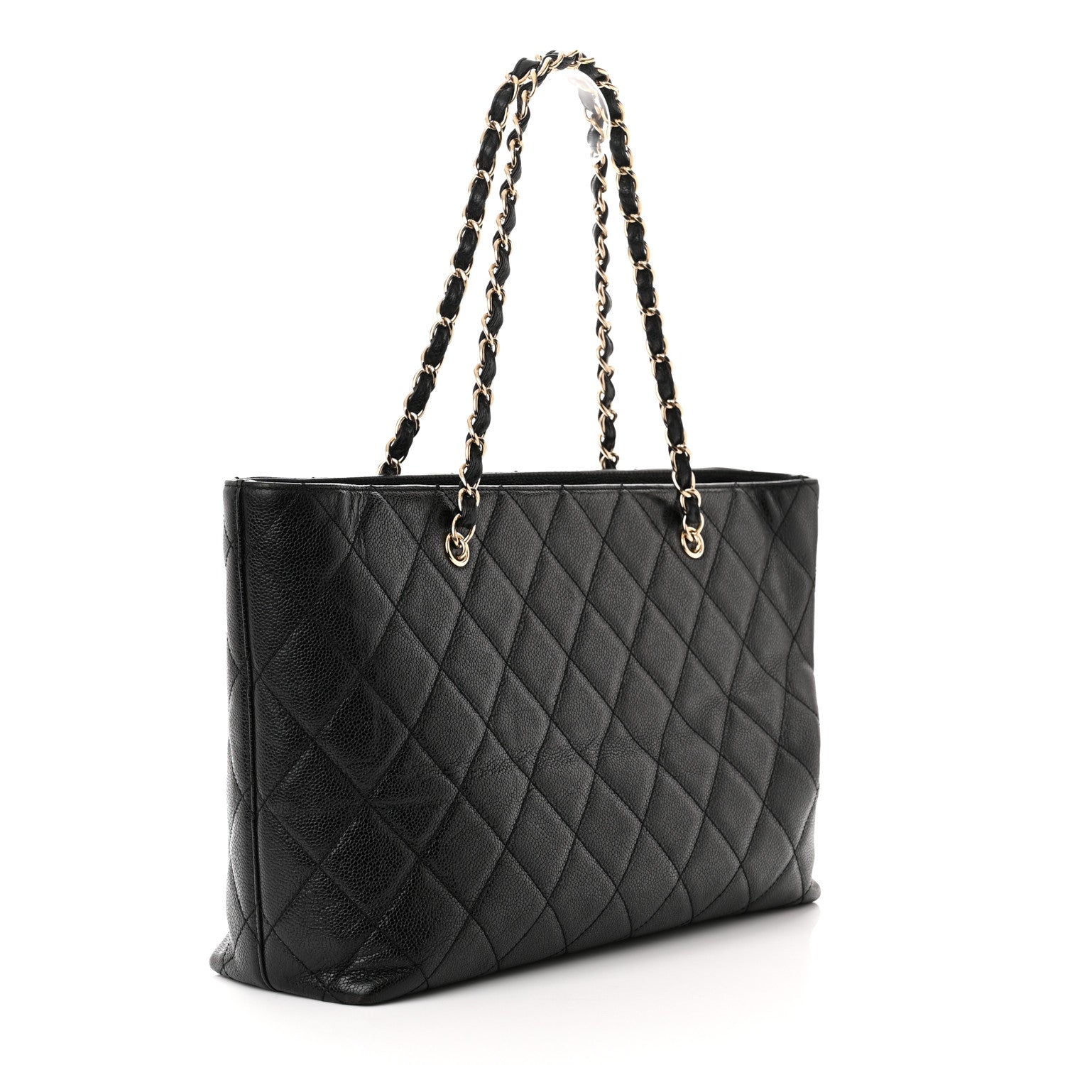 Chanel Caviar Quilted Large Shopping Tote Black 3 of 11