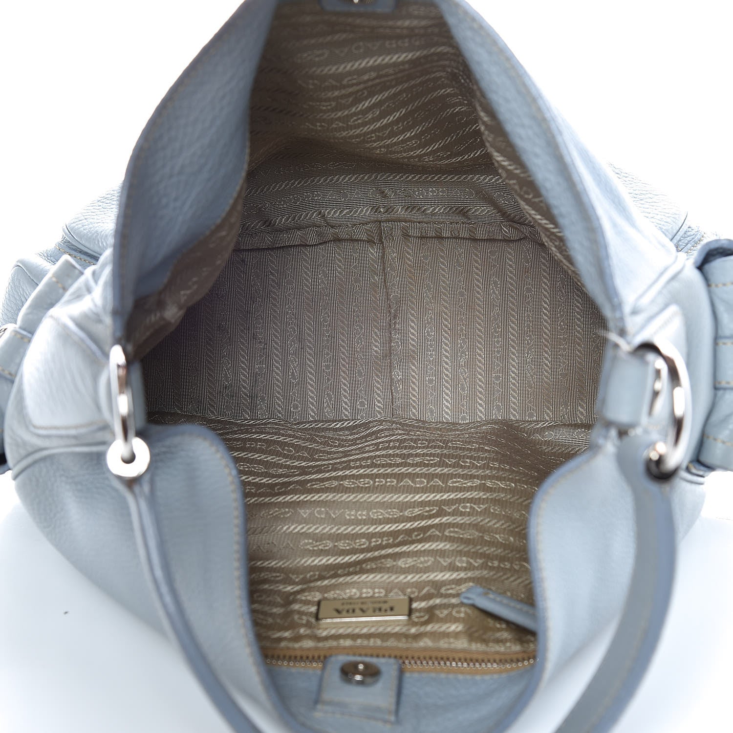 Prada Vitello Daino Hobo Pervinca 7 of 26