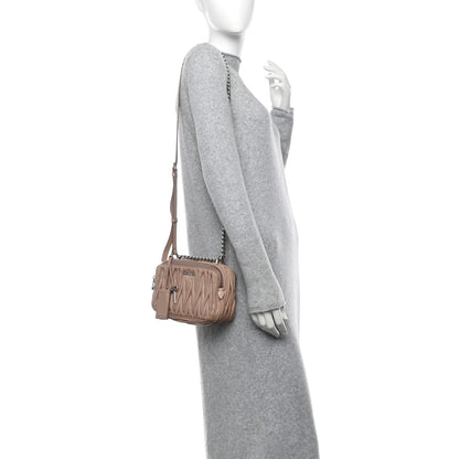 Miu Miu Nappa Matelasse Camera Bag Cammeo 2 of 18