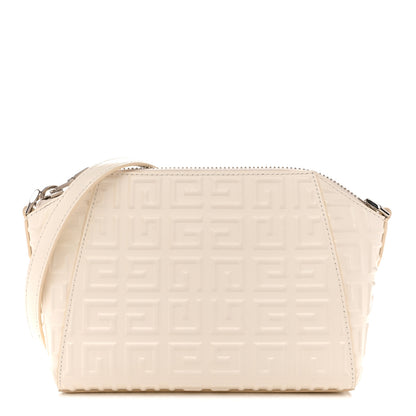 Givenchy Calfskin Logo Embossed XS Antigona 4G Ivory 1 of 14