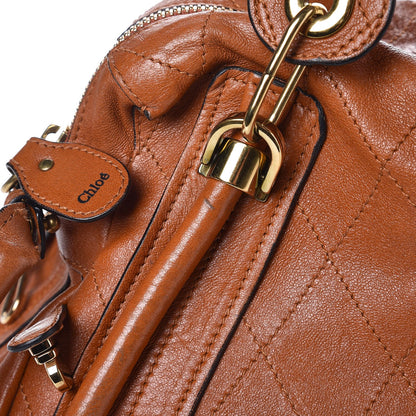 Chloe Sheepskin Stitched Small Paraty Caramel 10 of 22
