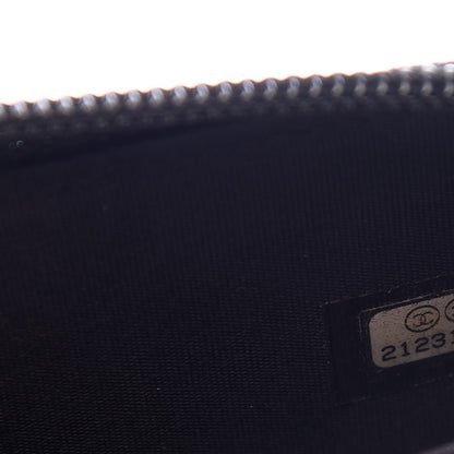 Chanel Lambskin Quilted Zip Around Boy Coin Purse Wallet Black 7 of 7