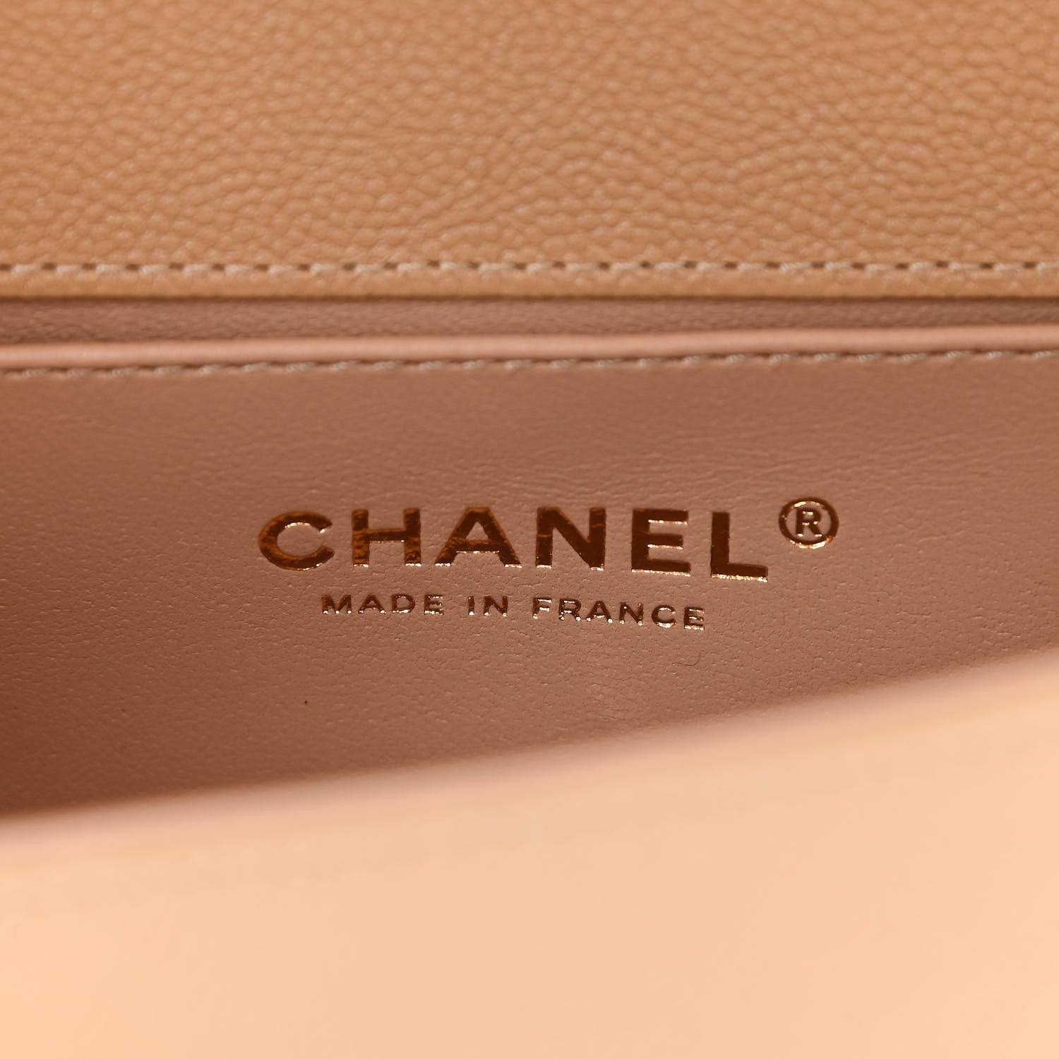Chanel Caviar Chevron Quilted Small Boy Flap Beige 6 of 10