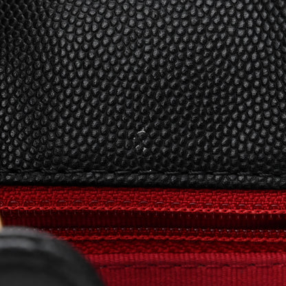 Chanel Caviar Quilted Wavy CC Hobo Black 12 of 14