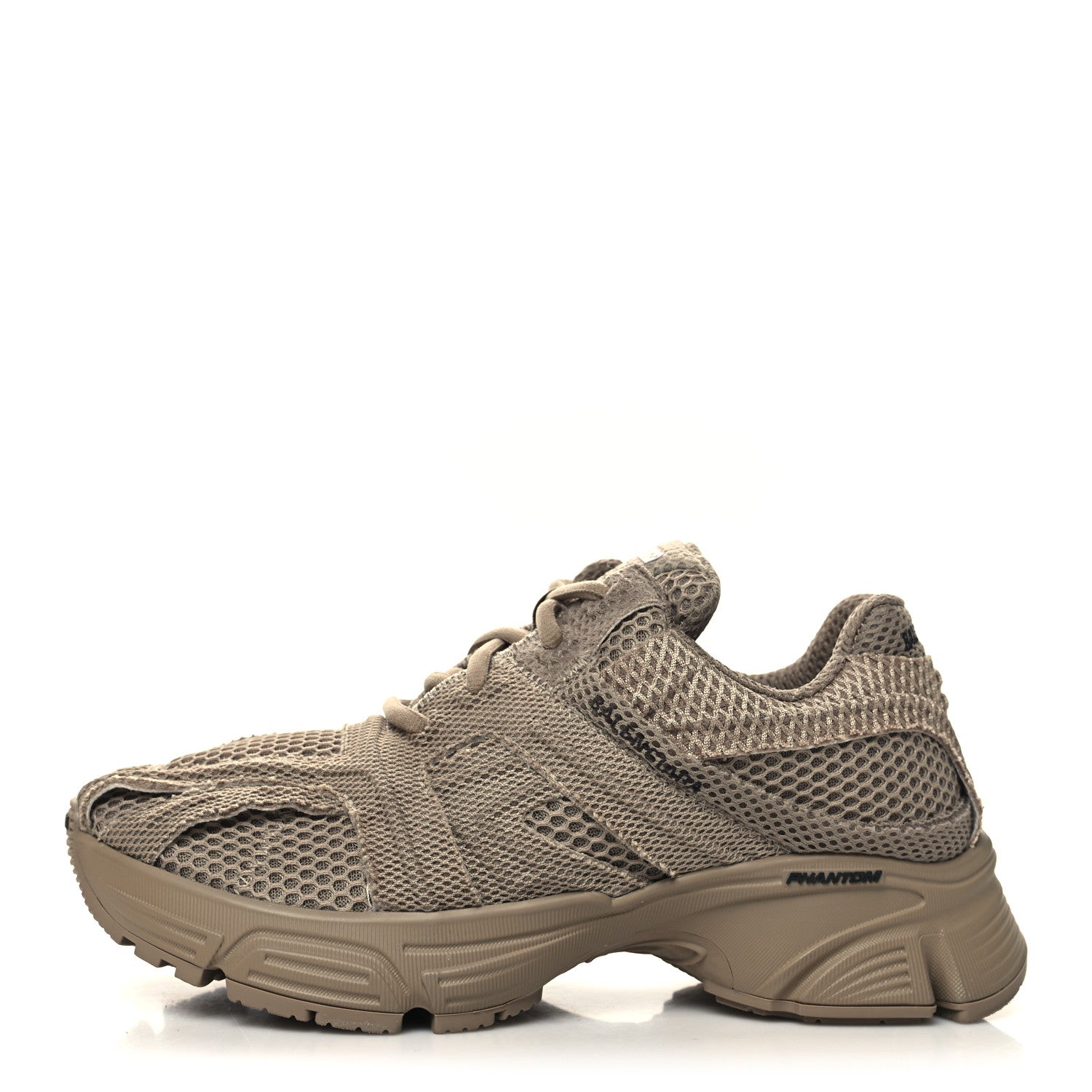 Balenciaga Fabric Mesh Womens Phantom Sneakers 37 Beige Mix 1 of 8