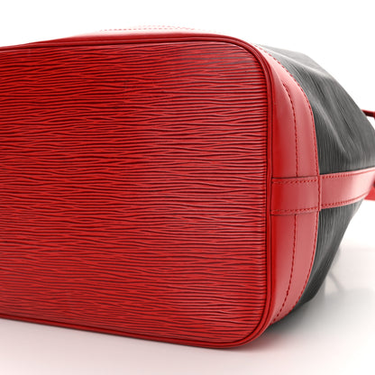 Louis Vuitton Epi Bi-Color Noe Castillan Red Black 9 of 12