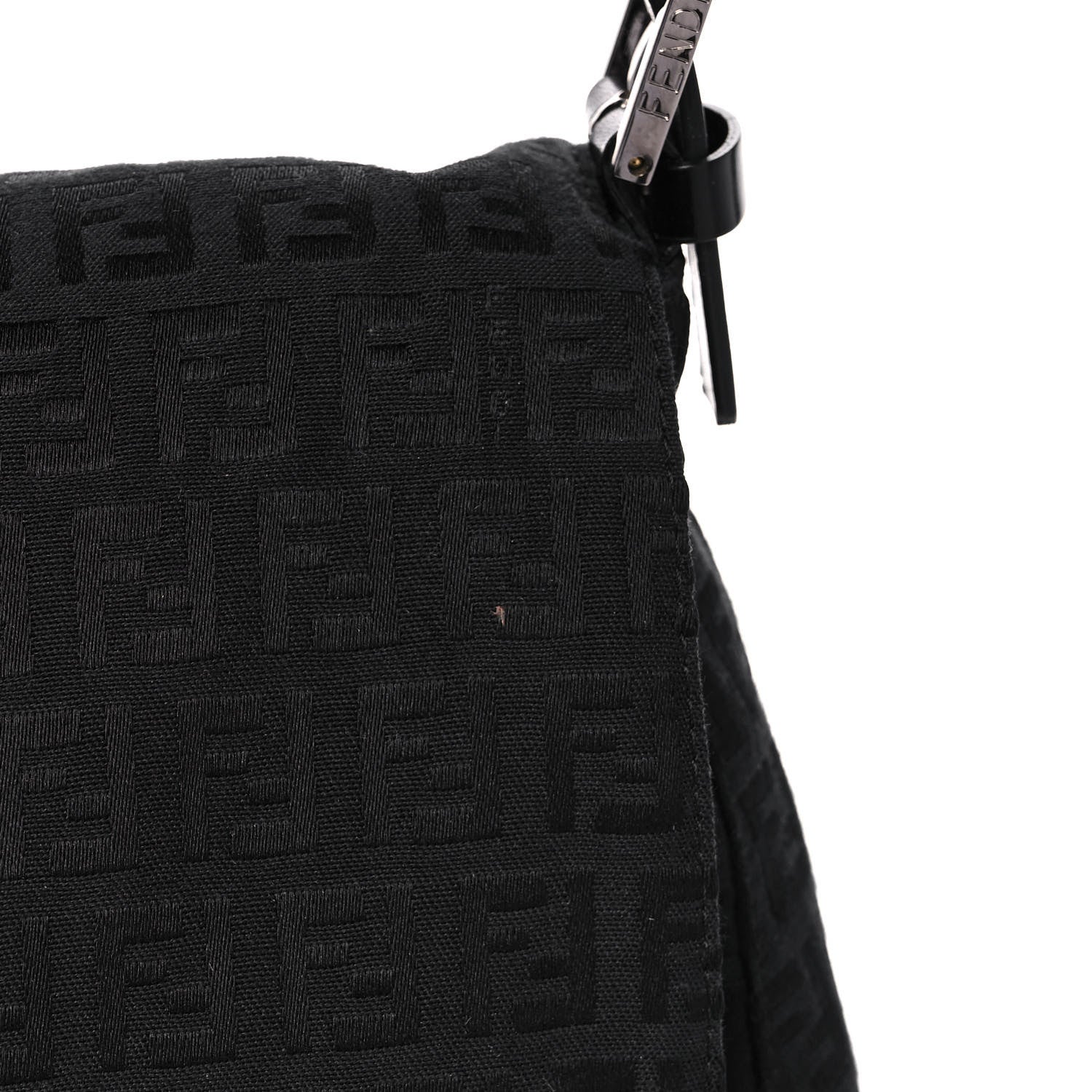 Fendi Zucchino Mama Baguette Black 12 of 15