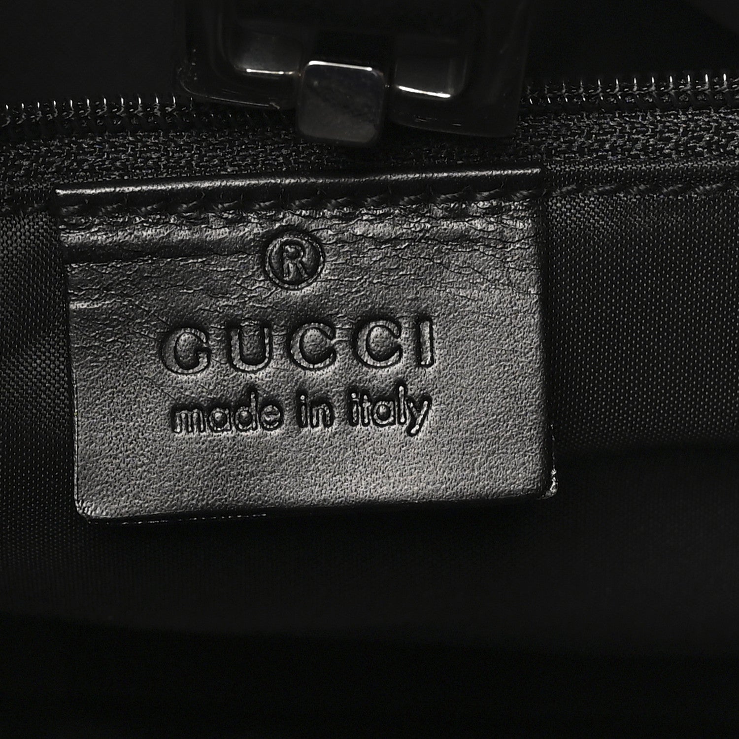 Gucci Monogram Bardot Shoulder Bag Black 6 of 10
