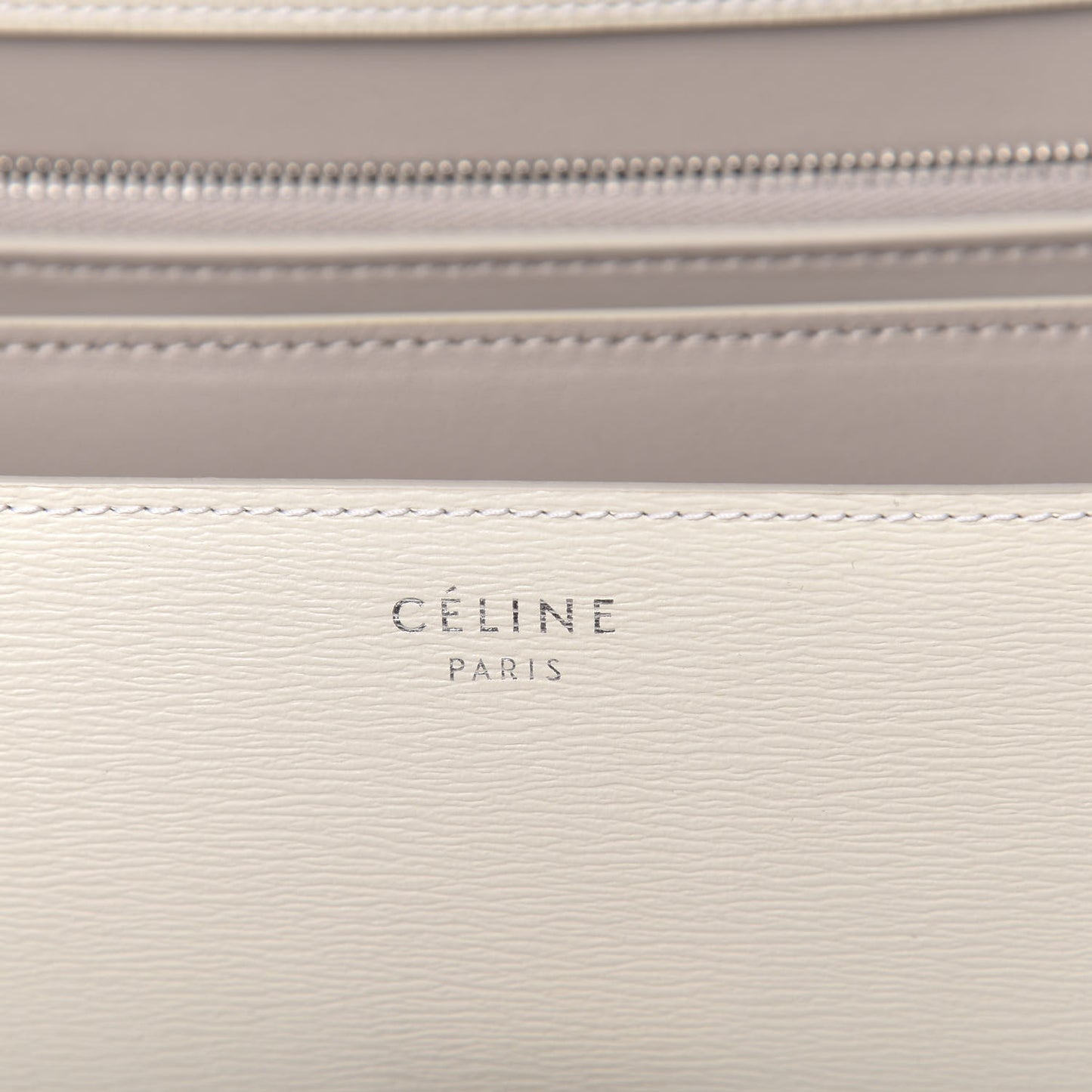 Liege Calfskin Medium Classic Box Flap Bag White