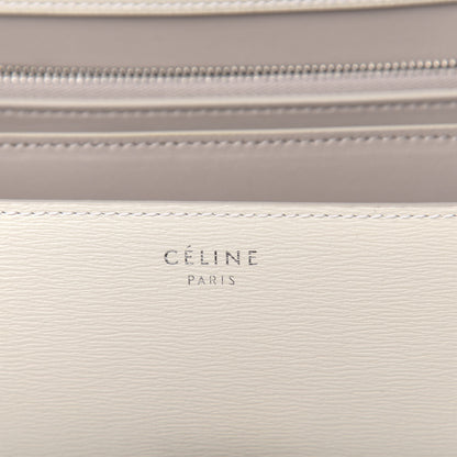 Celine Liege Calfskin Medium Classic Box Flap Bag White 7 of 10