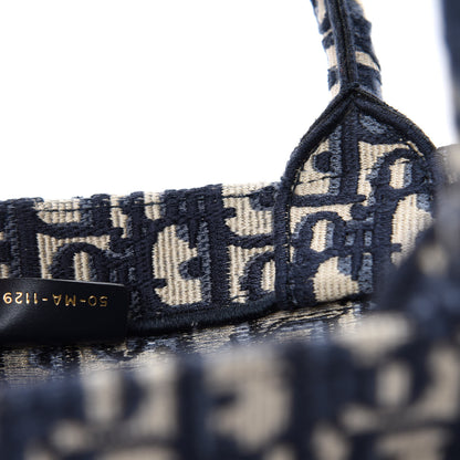 Christian Dior Oblique Medium Book Tote Blue Multicolor 9 of 10
