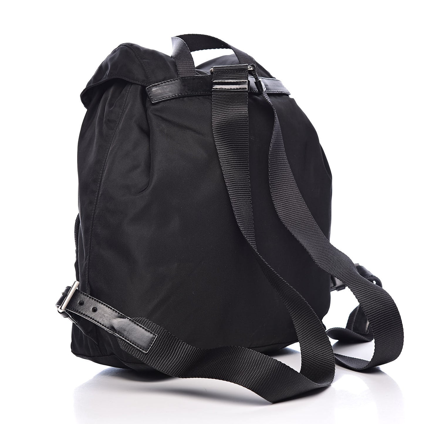 Nylon Vela Medium Backpack Black