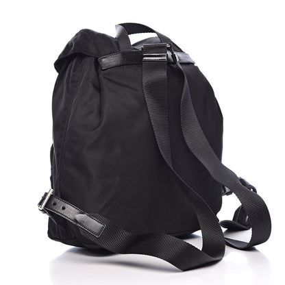 Prada Nylon Vela Medium Backpack Black 3 of 18