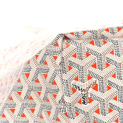 Goyard Goyardine Saint Louis Claire Voie GM White Orange 10 of 14