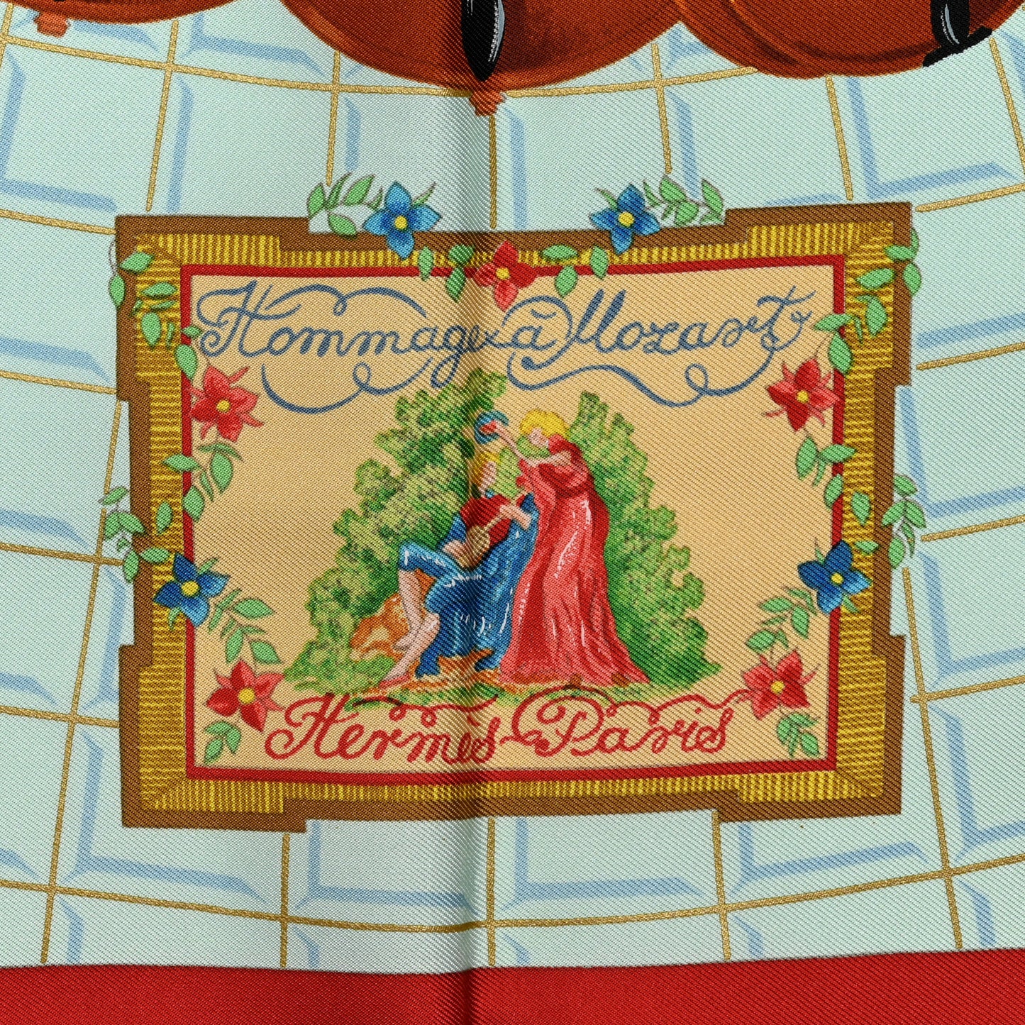 Silk Hommage A Mozart Scarf 90