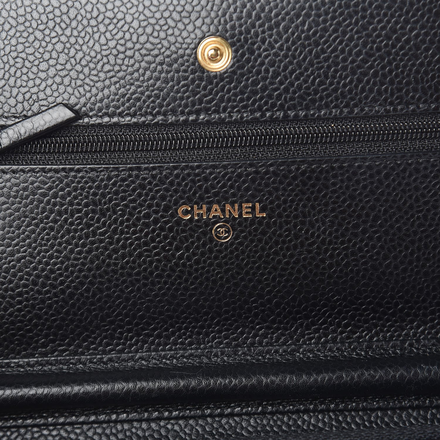 Chanel Caviar Quilted Wallet On Chain WOC Black 6 of 15