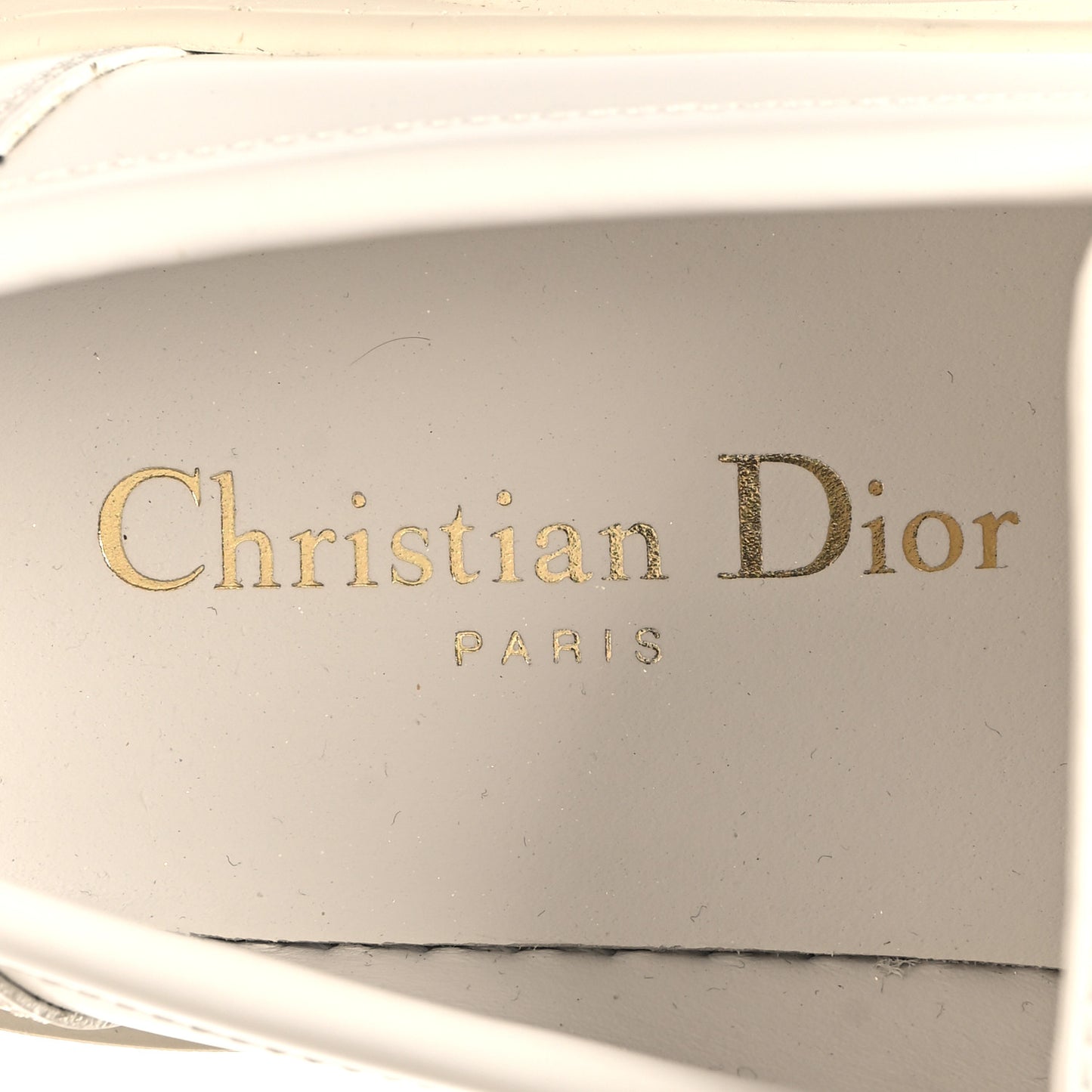 Brushed Calfskin Dior Code Lug Sole Platform 35mm Loafers 37 White