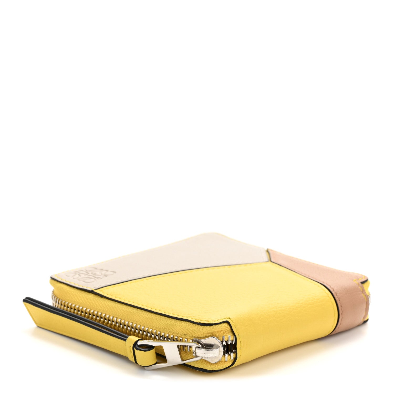 Loewe Calfskin Puzzle Zip Around Wallet Ochre Yellow 4 of 10