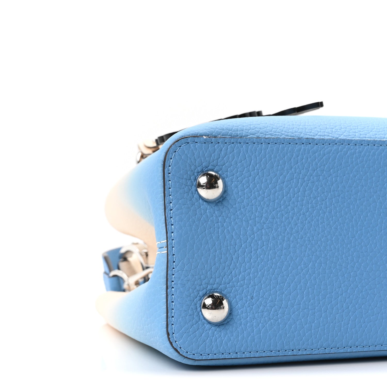 Louis Vuitton Taurillon Capucines MM Gradient Blue 8 of 9
