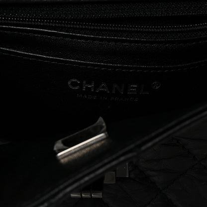 Chanel Aged Calfskin Quilted 2.55 Reissue Mini Flap So Black 6 of 10
