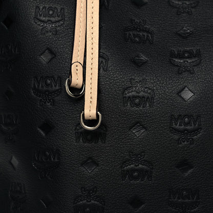 MCM Calfskin Ottomar Monogram Medium Klara Hobo Black 7 of 11