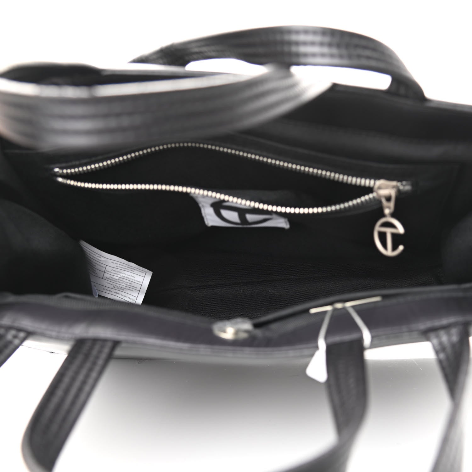 Telfar Nylon Medium Puff Shopping Bag Black 5 of 11