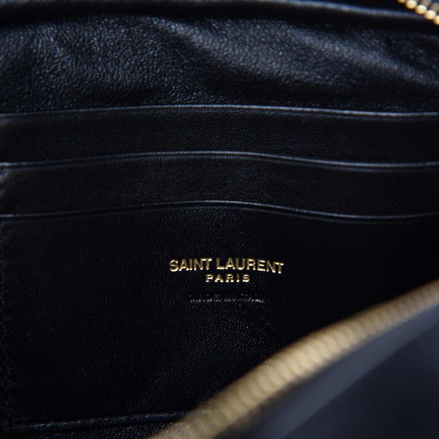 Saint Laurent Grain De Poudre Matelasse Monogram Mini Lou Camera Bag Black 8 of 11