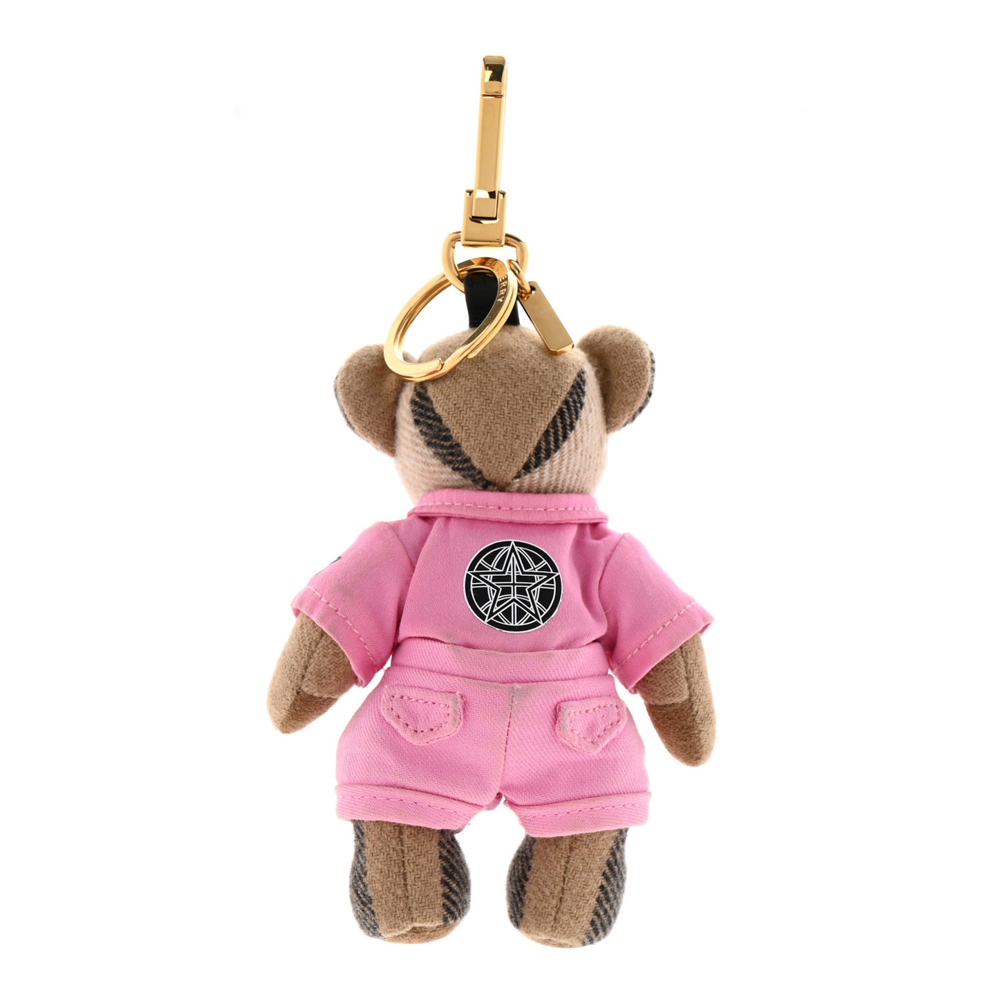 Cashmere Thomas Angel Jacket Teddy Bear Keychain Charm Pink