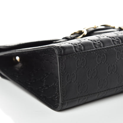 Gucci Guccissima Medium Emily Chain Shoulder Bag Black 11 of 17