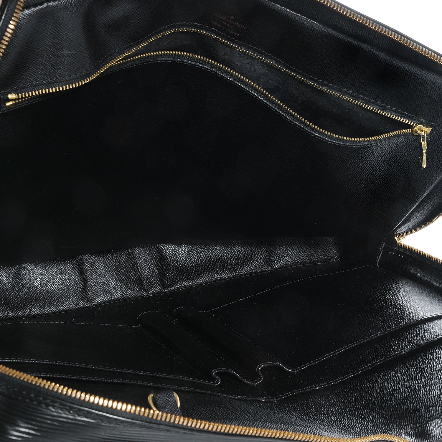Louis Vuitton Epi Porte-Documents Voyage Briefcase Black 5 of 7