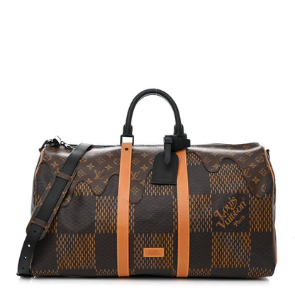 Louis Vuitton x Nigo Giant Damier Ebene Monogram Keepall Bandouliere 50 1 of 10