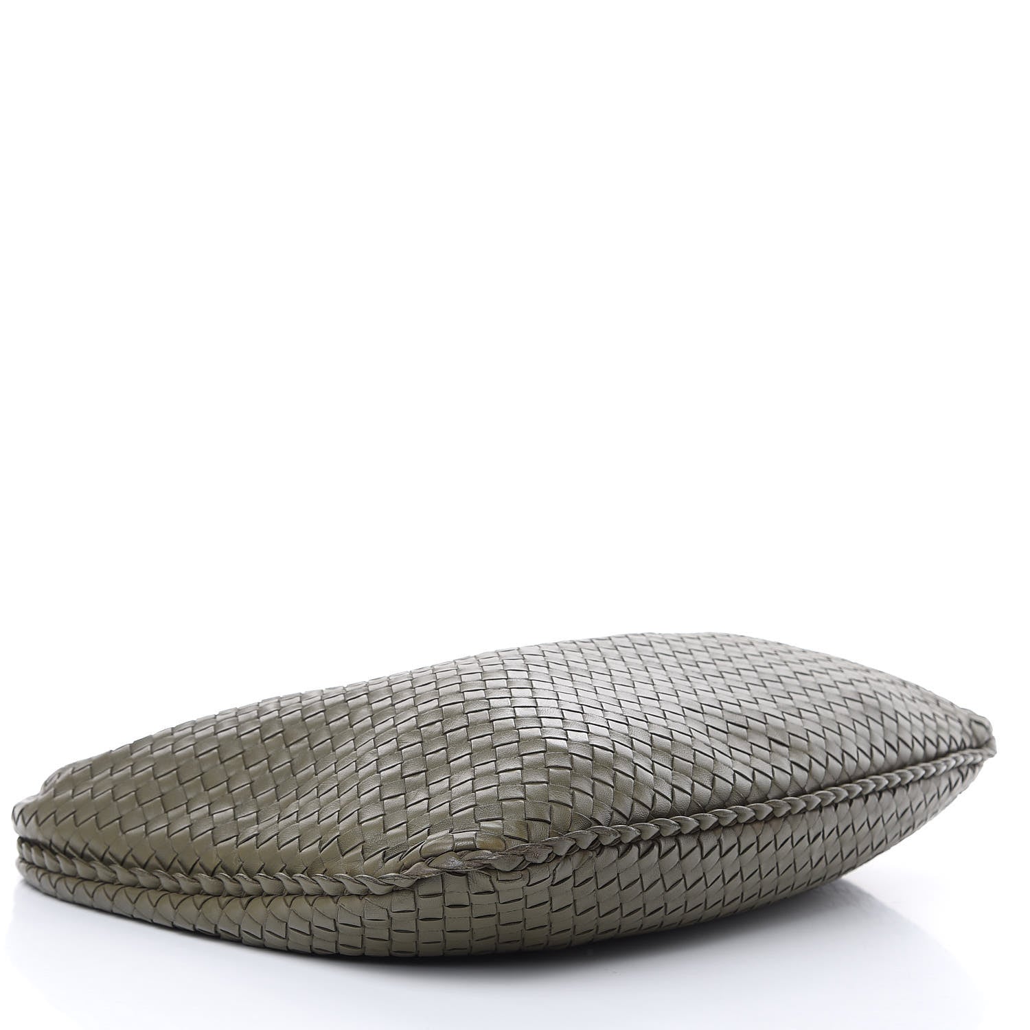 Bottega Veneta Nappa Intrecciato Large Veneta Hobo Kaki Fondente 4 of 10