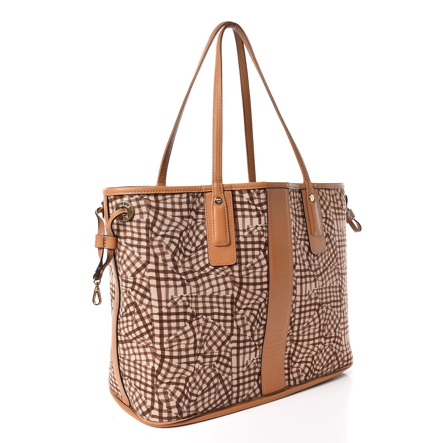 Visetos Medium Liz Reversible Shopper Tote Cognac