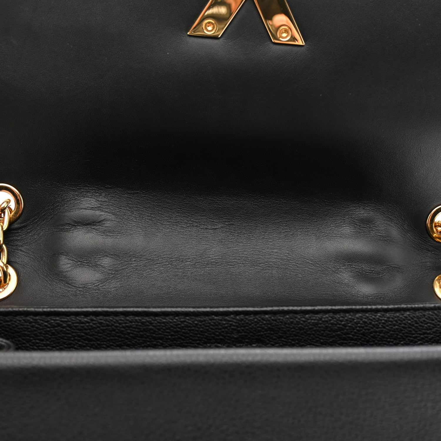 Louis Vuitton Monogram Cuir Plume Ecume Very Chain Bag Black 10 of 12