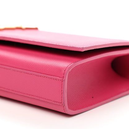 Saint Laurent Grain De Poudre Classic Monogram Cassandre Clutch Lipstick Fuchsia 12 of 12