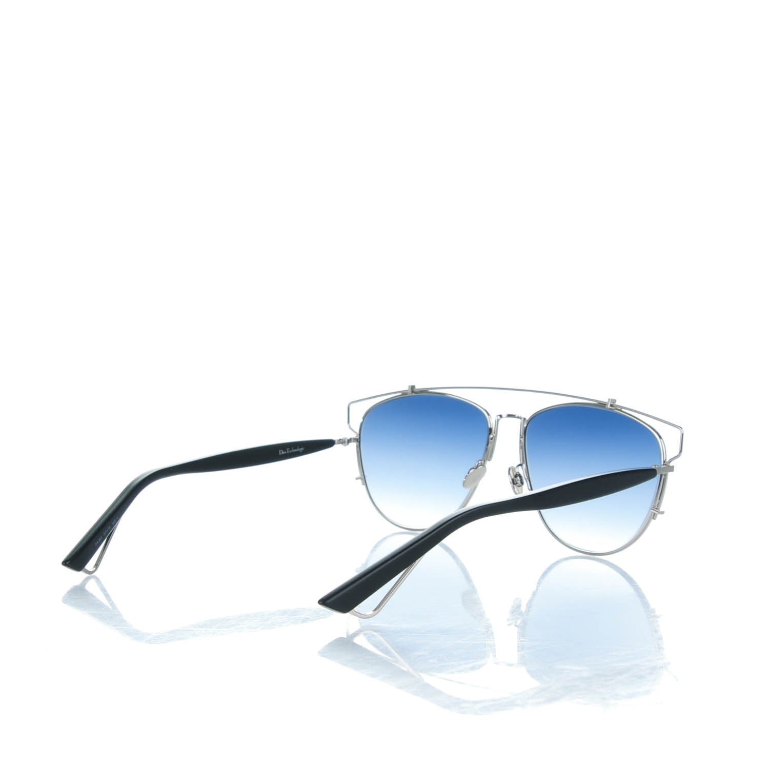 Christian Dior Technologic Sunglasses Silver Blue 3 of 8