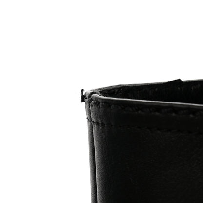 Chanel Calfskin Cap Toe High Boots 35.5 Black 9 of 10