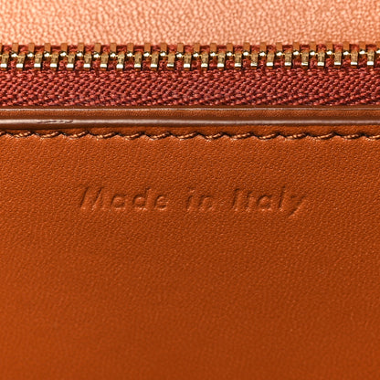 Celine Natural Calfskin Medium Classic Box Flap Bag Tan 7 of 9