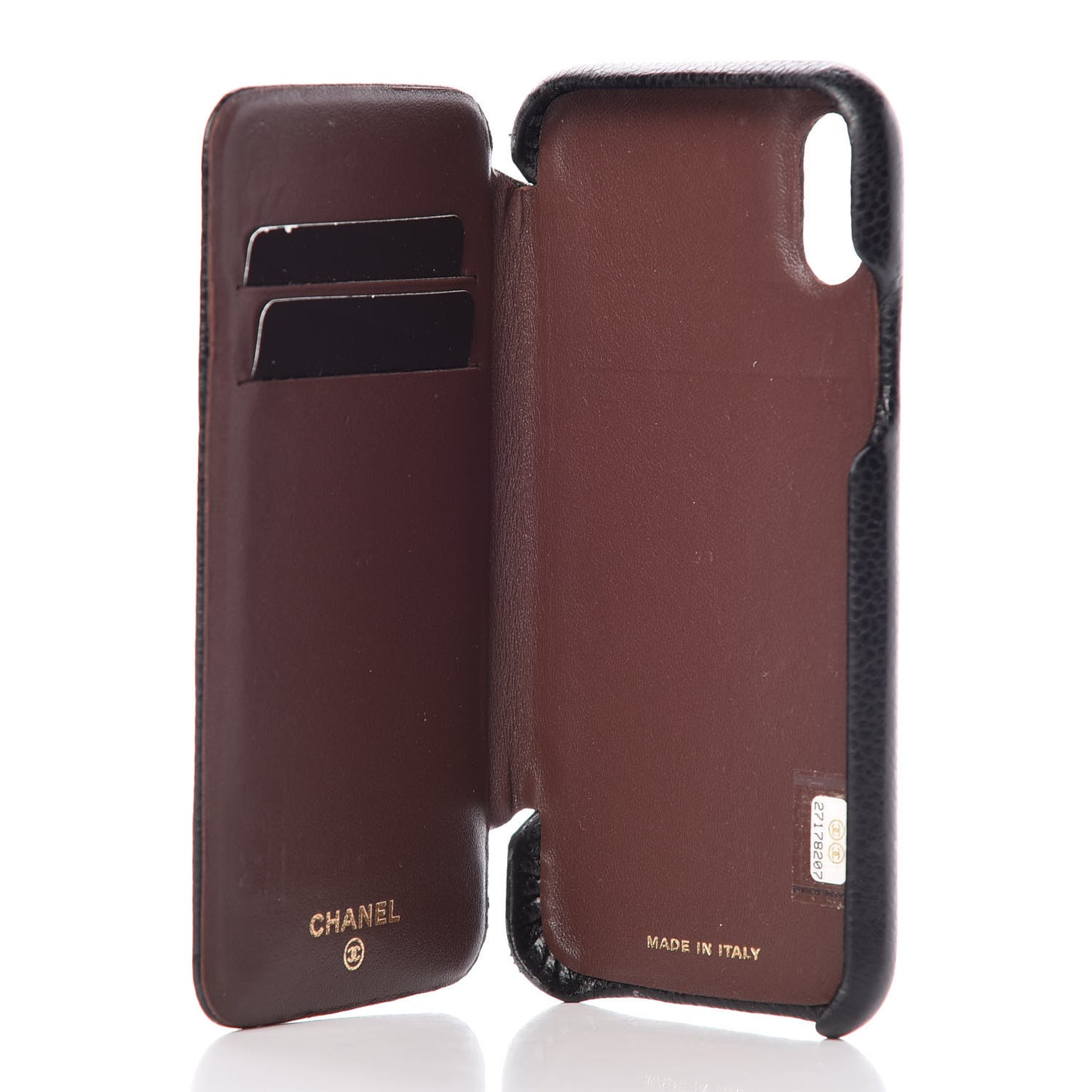 Caviar Quilted iPhone X Case Black