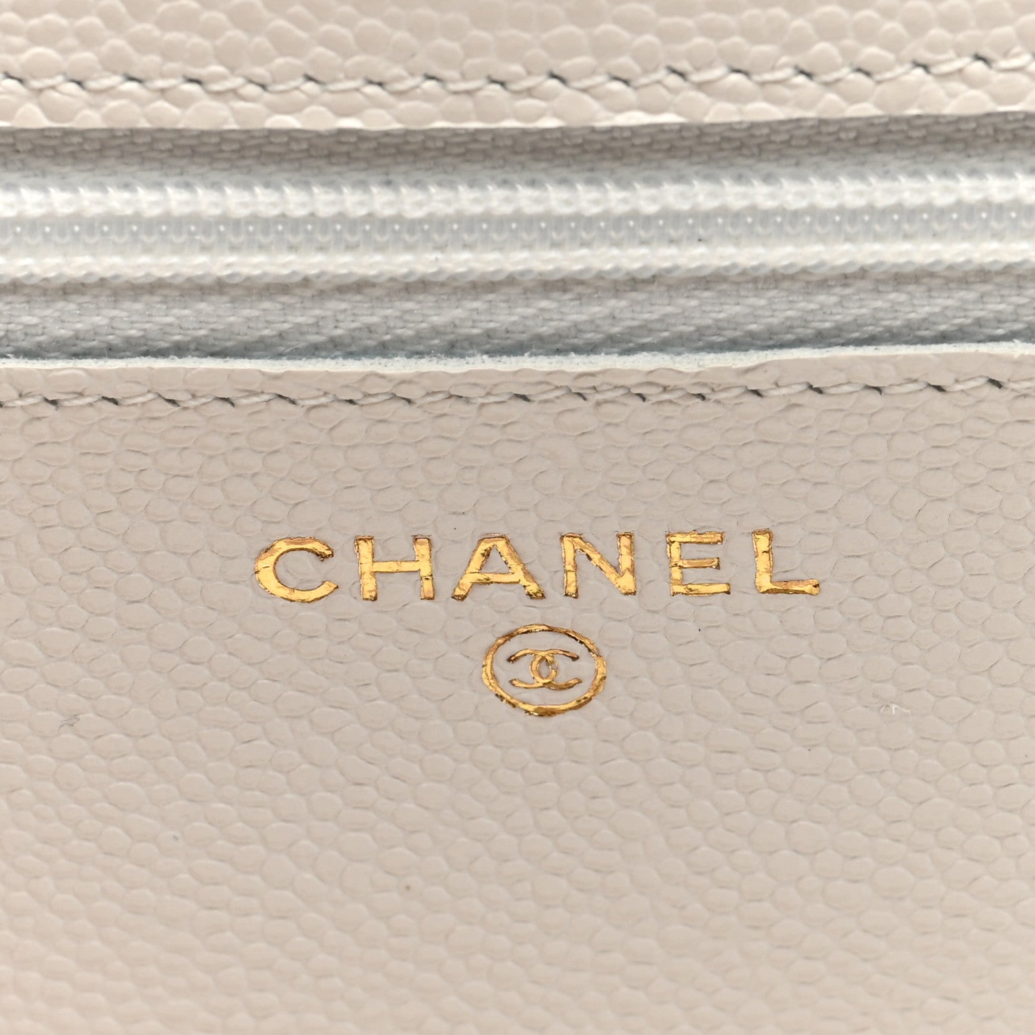 Chanel Caviar Quilted Wallet on Chain WOC White 6 of 11
