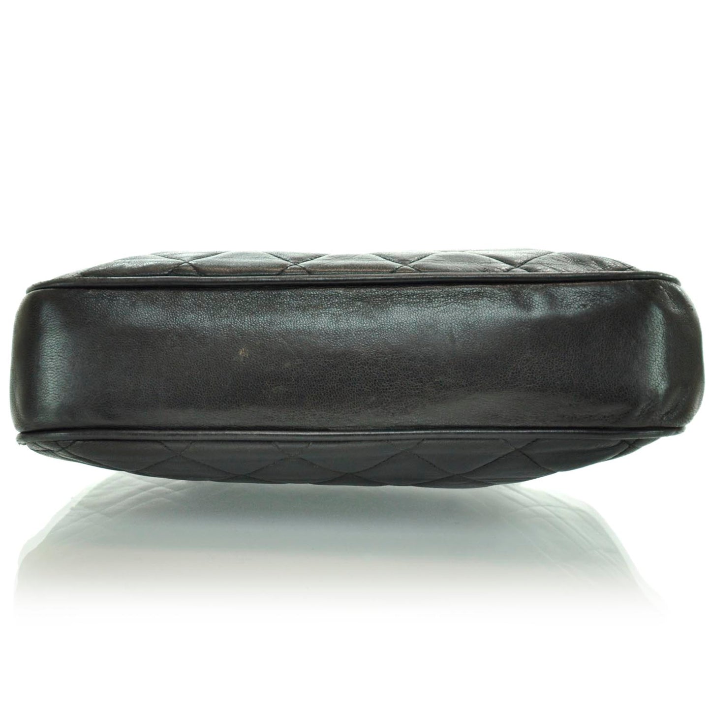 Lambskin Quilted Handbag Black