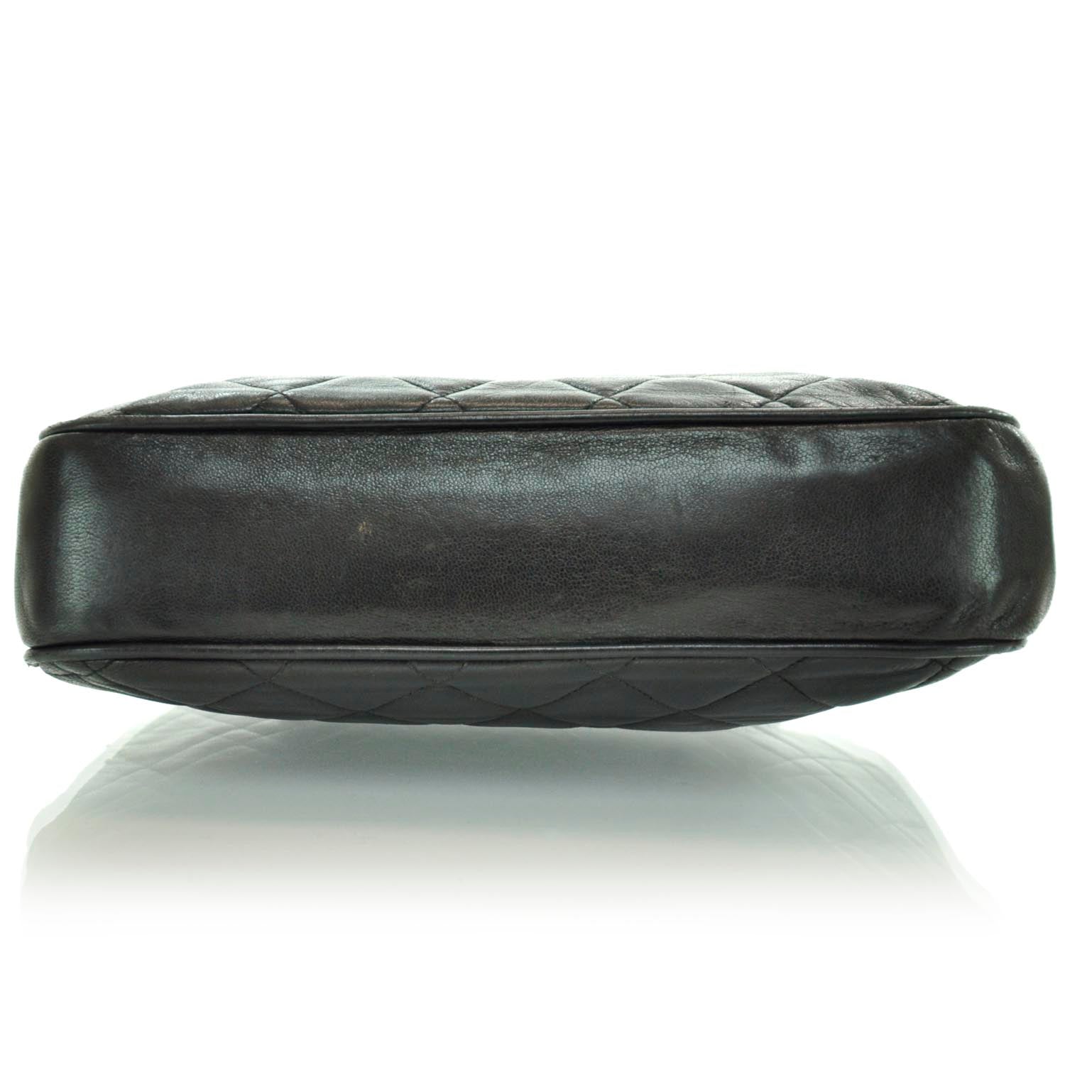Chanel Lambskin Quilted Handbag Black 6 of 11