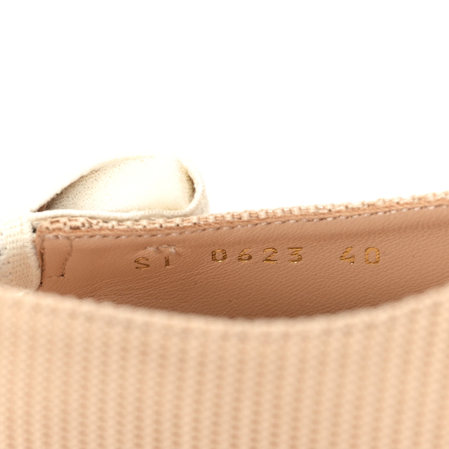 Christian Dior Technical Canvas Ribbon J'Adior Slingback Ballet Flats 40 Powder Nude 9 of 10