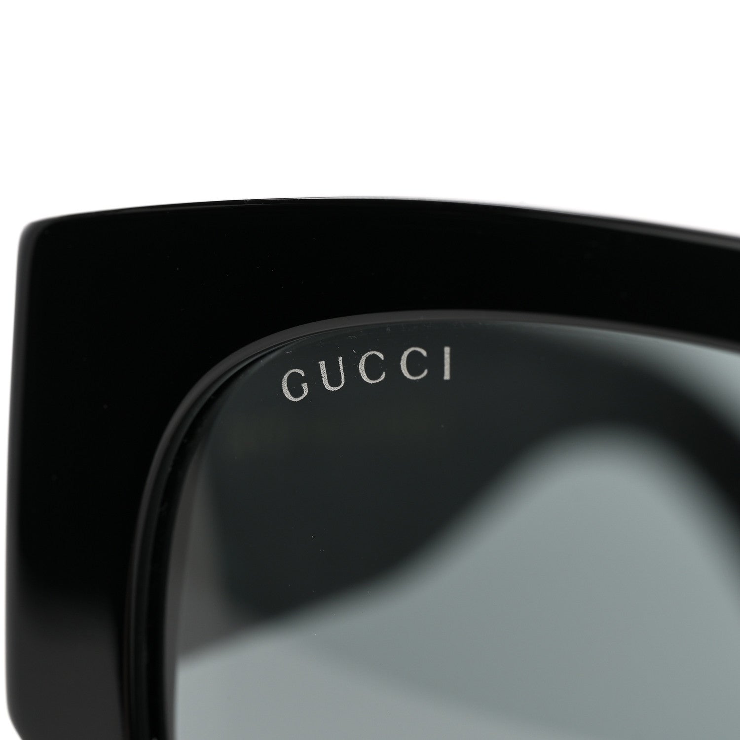Gucci Acetate Square Frame Sunglasses GG0142SAN Black 7 of 9