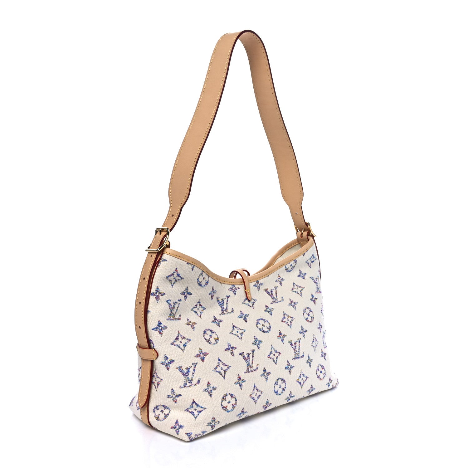 Louis Vuitton Monogram Jacquard CarryAll PM Multicolor Beige 3 of 10
