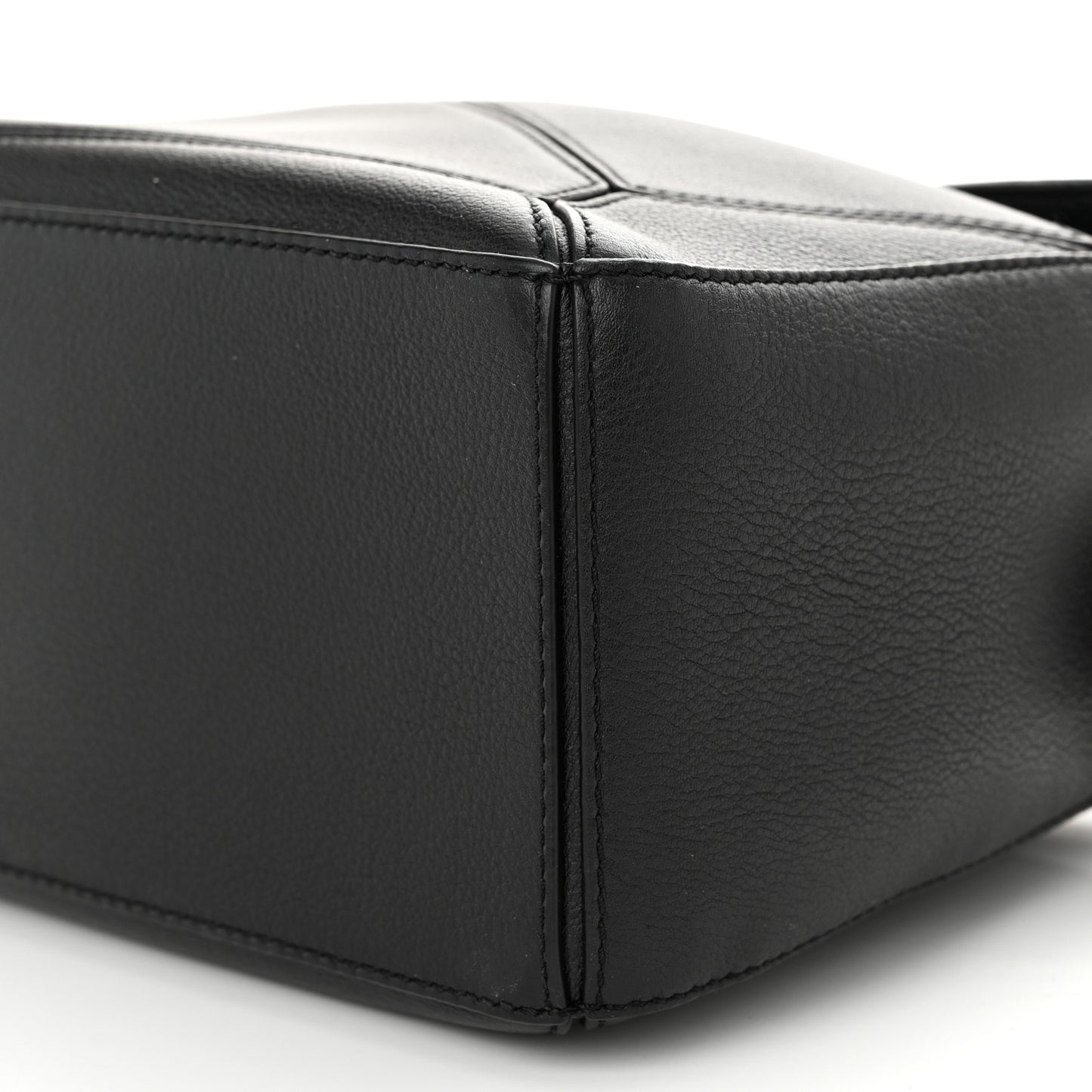 Calfskin Small Puzzle Bag Black
