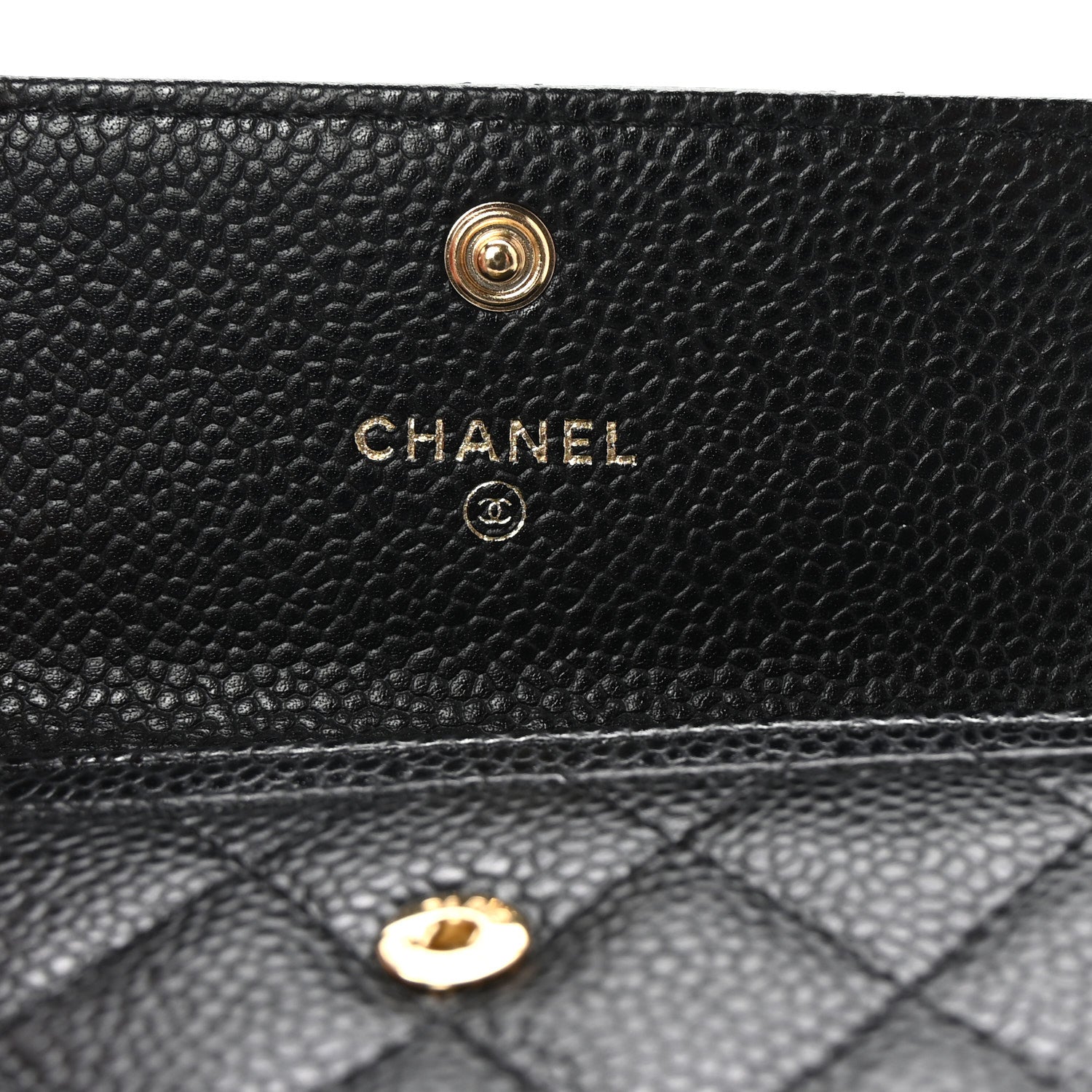 Chanel Caviar Quilted Flap Card Holder Black 6 of 8