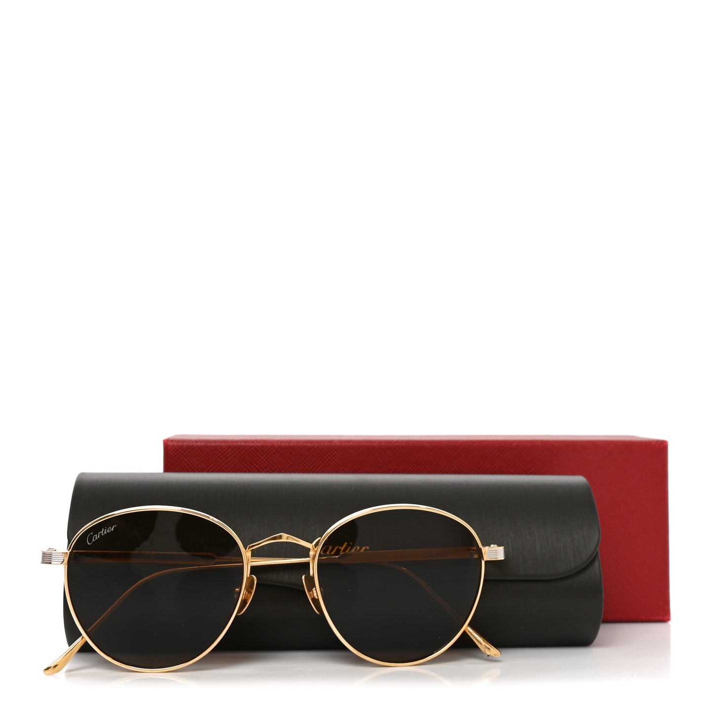 Metal Signature De Cartier Sunglasses CT0009S  Gold