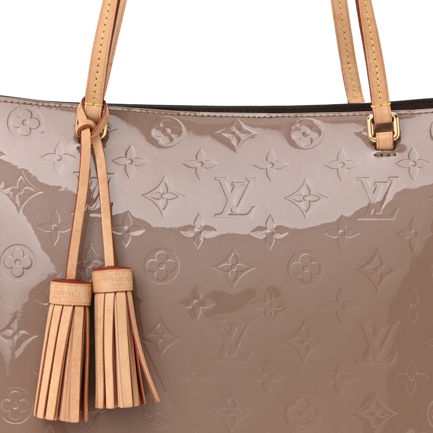 Louis Vuitton Vernis Long Beach MM Rose Velours 9 of 12